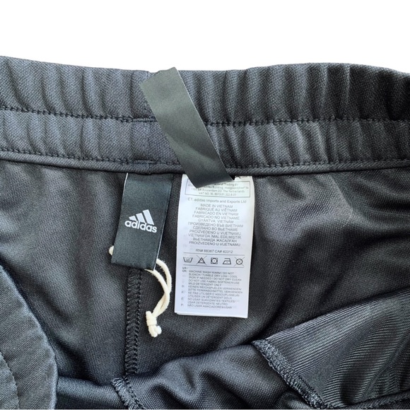 adidas 3 Stripe Climalite Tapered Track Pants Zipper Ankle Women’s Medium - Picture 7 of 8